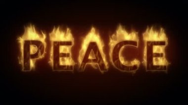 alevler içinde barış metin