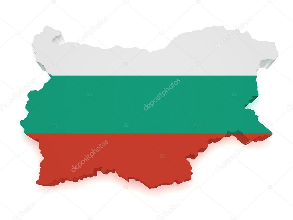 Bulgaria Map 3d Shape