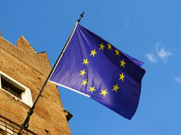 Europeiska unionens flagga — Stockfoto