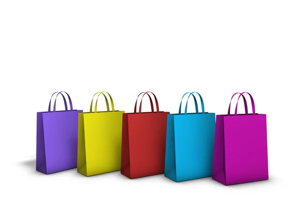 Bolsas de compras coloridas — Foto de Stock