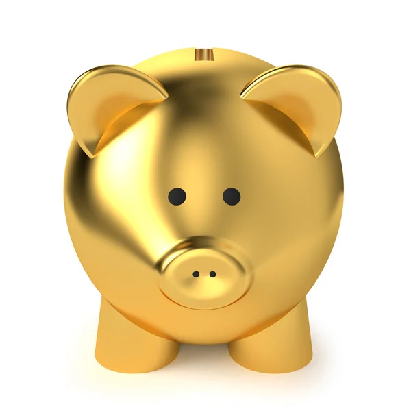 Golden Piggy Bank — Stock Photo, Image