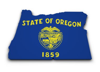 Oregon bayrağı şekli göster