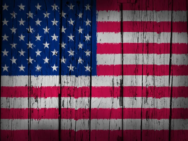 USA Flag Grunge Background — Stock Photo, Image