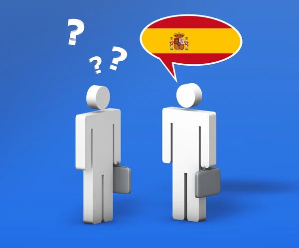 Business Spanish Language Concept — Stock Photo, Image