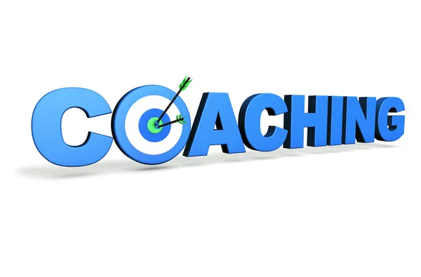 Coaching Concetto obiettivo — Foto Stock