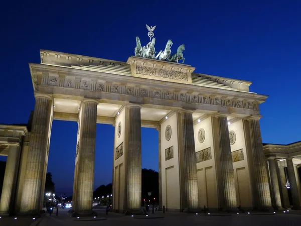 Brandenburger Tor au crépuscule Berlin — Photo