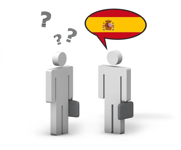 Geschäftsspanisches Sprachkonzept — Stockfoto