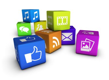 Web sitesi ve sosyal medya küpleri