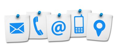 Web sitesi simgeleri bize ulaşın andan sonrası