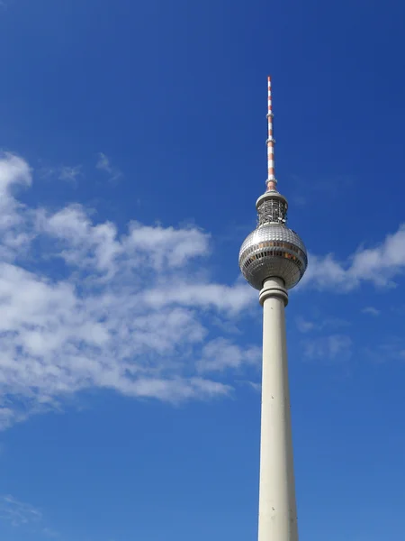 Berlínská televizní věž berliner fernsehturm Německo — Stock fotografie