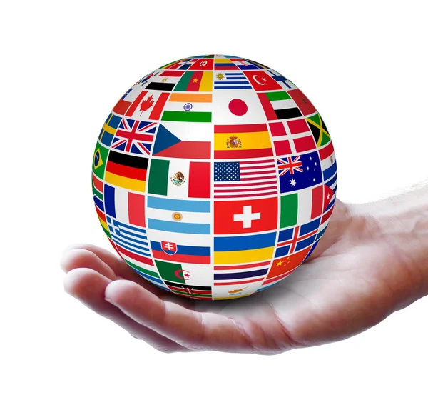 Internationale wereldwijde businessconcept — Stockfoto