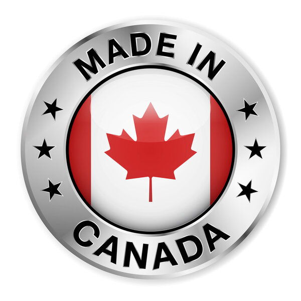 Made In Canada Silver Badge