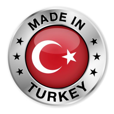 Made In Turkey Silver Badge