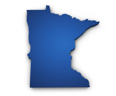 minnesota 3d şekil Haritası
