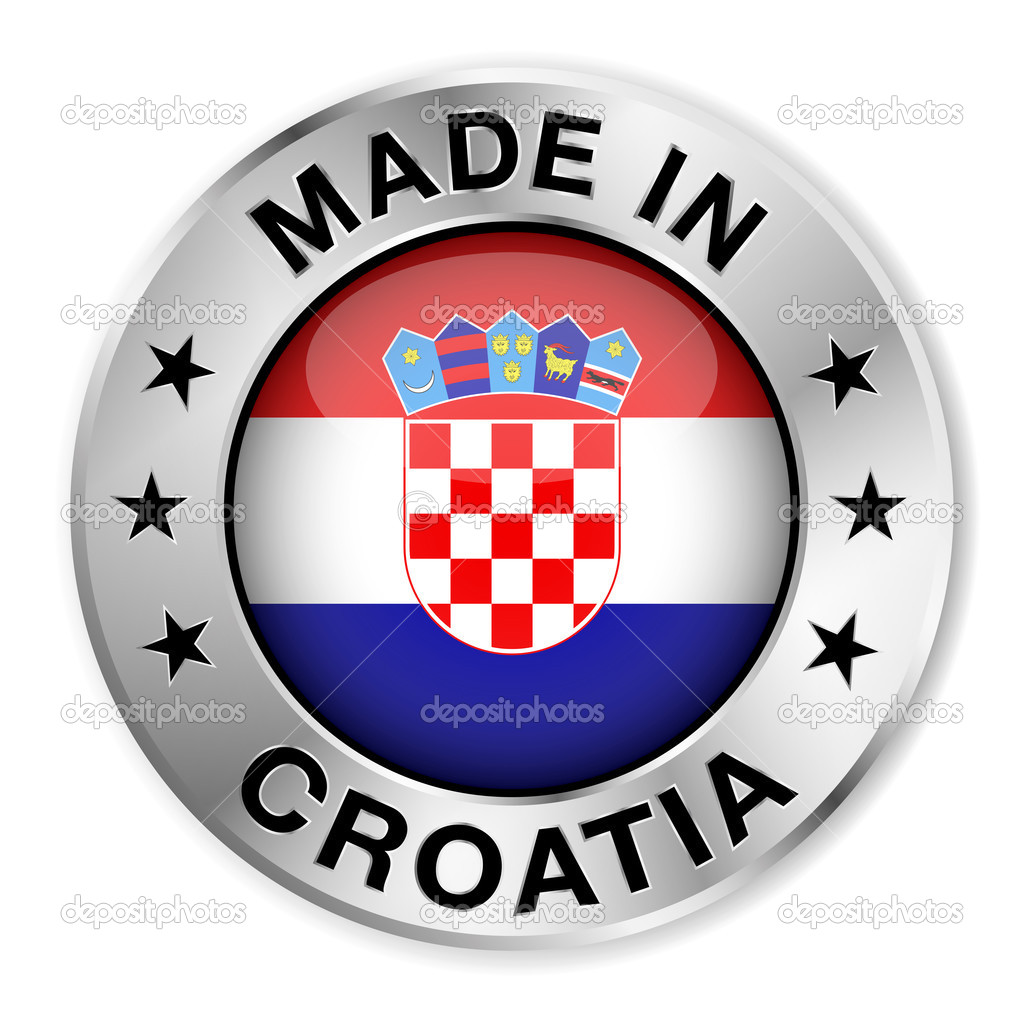 Made In Croatia Silver Badge