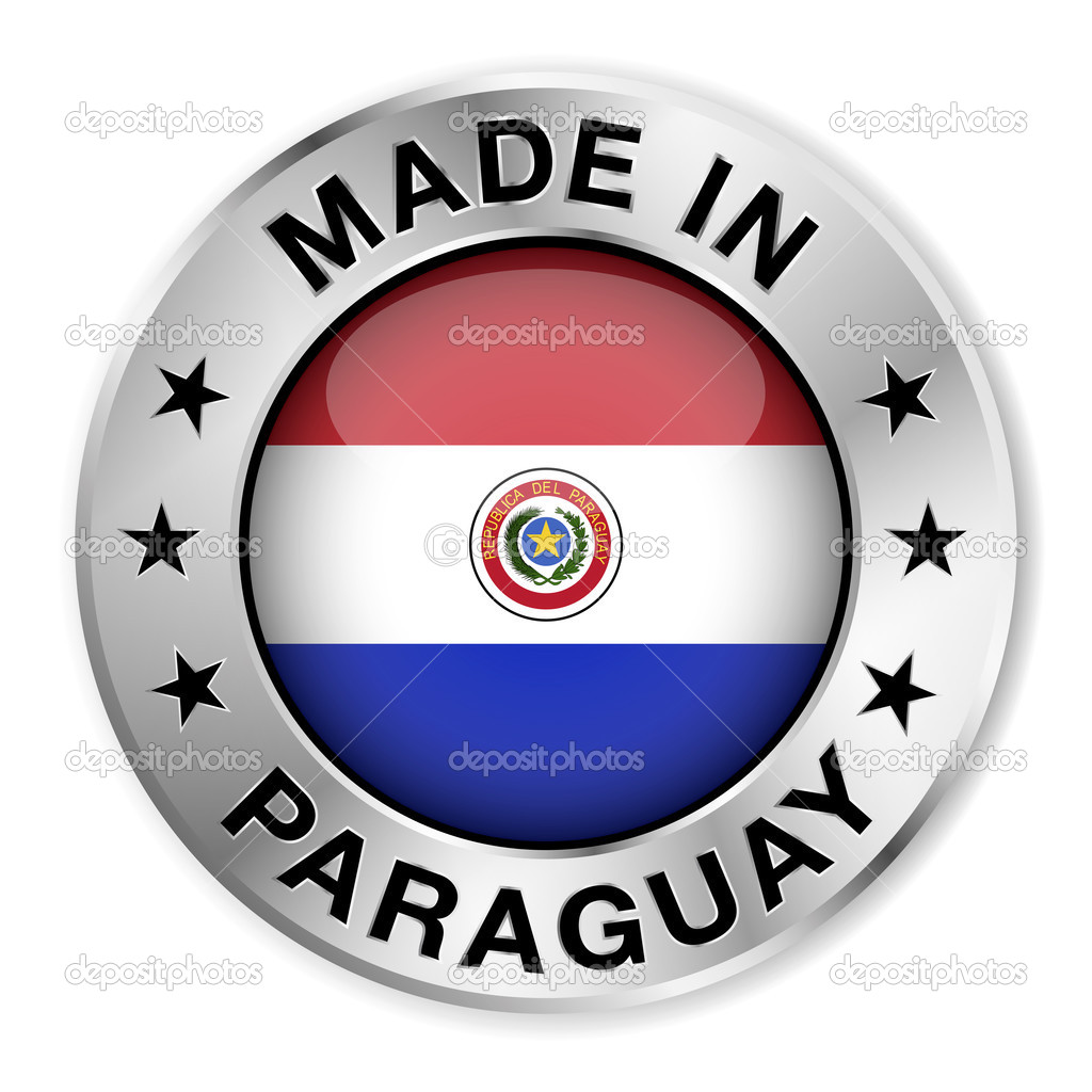 Made In Paraguay Silver Badge