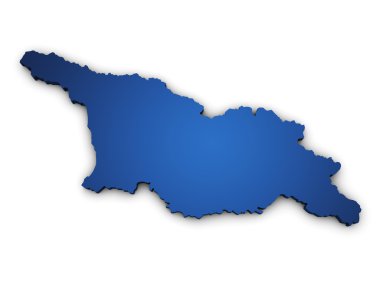 şekil georgia 3d Haritası