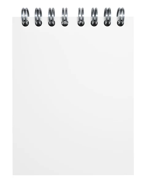 Blank Paper Notebook — Stock Photo, Image