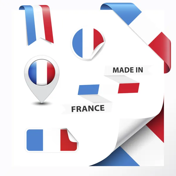 Kollektion made in France — Stockvektor