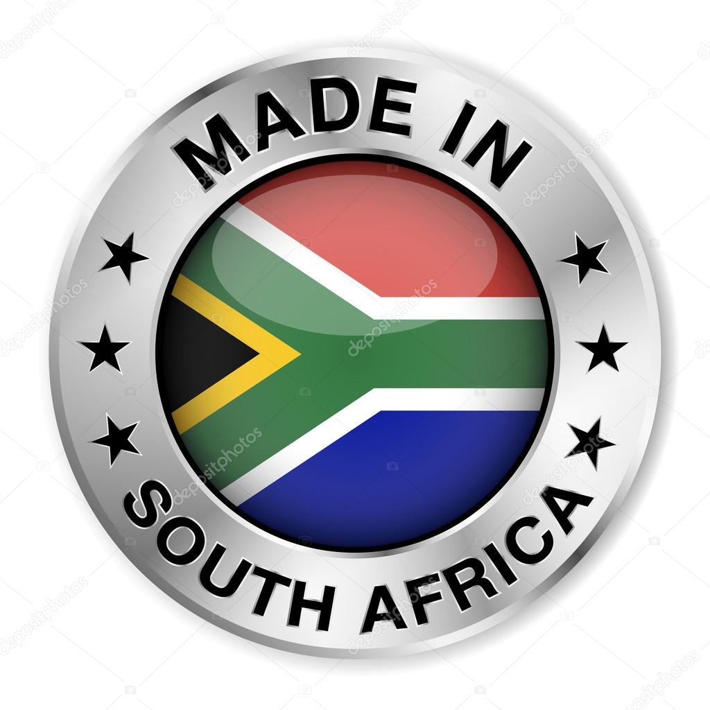 Made In South Africa Silver Badge