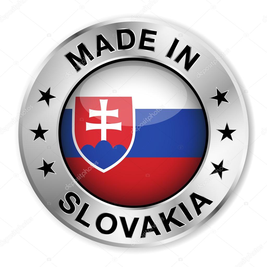 Made In Slovakia Silver Badge