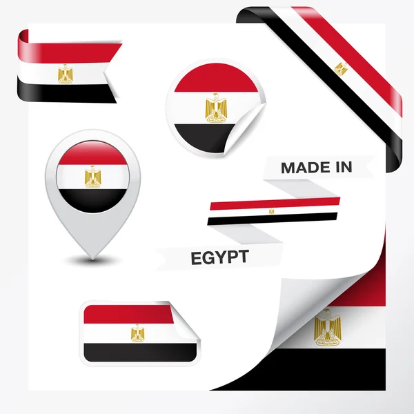 Hecho en Egipto Colección — Vector de stock