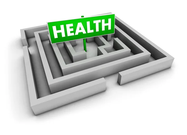 Health Labyrinth Concept — Stock Photo, Image