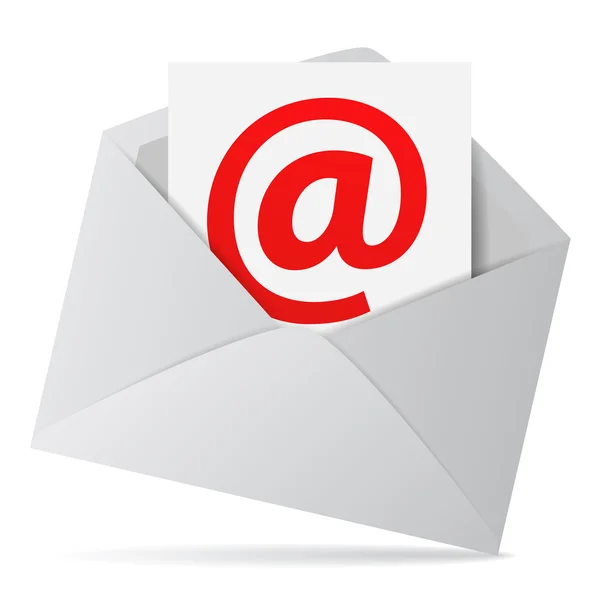 Internet E-Mail Kontakt mit uns Konzept — Stockvektor