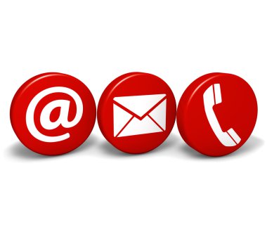 Web Simgeler bize ulaşın
