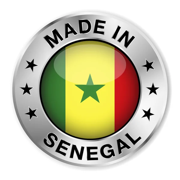 Gemaakt in senegal — Stockvector