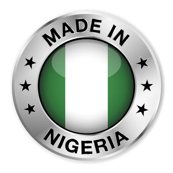 Feito em nigeria — Vetor de Stock