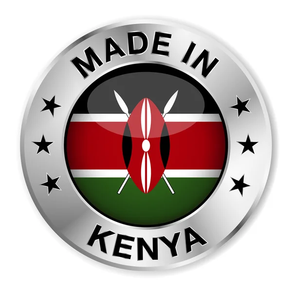 Gemaakt in Kenia — Stockvector