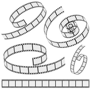 Sinema film şeridi koleksiyonu