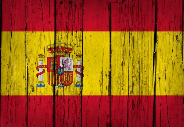 Spain Flag Grunge Background — Stock Photo, Image