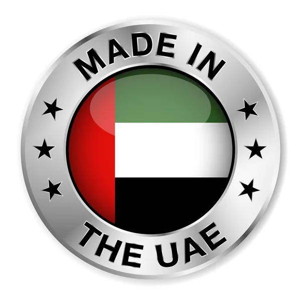 Birleşik Arap Emirlikleri'nde yapılan — Stok Vektör