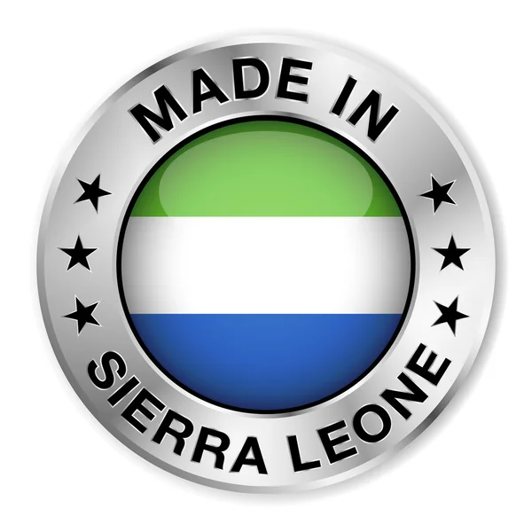 Зроблені в Сьєрра-Леоне — стоковий вектор
