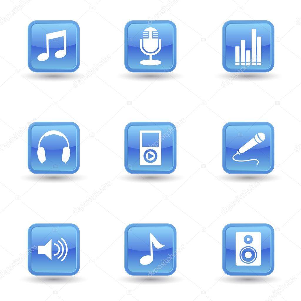 Music And Audio Icons Set