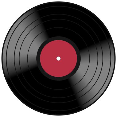 vektör vinil lp albüm disk