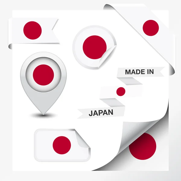 Hecho en Japón Colección — Vector de stock