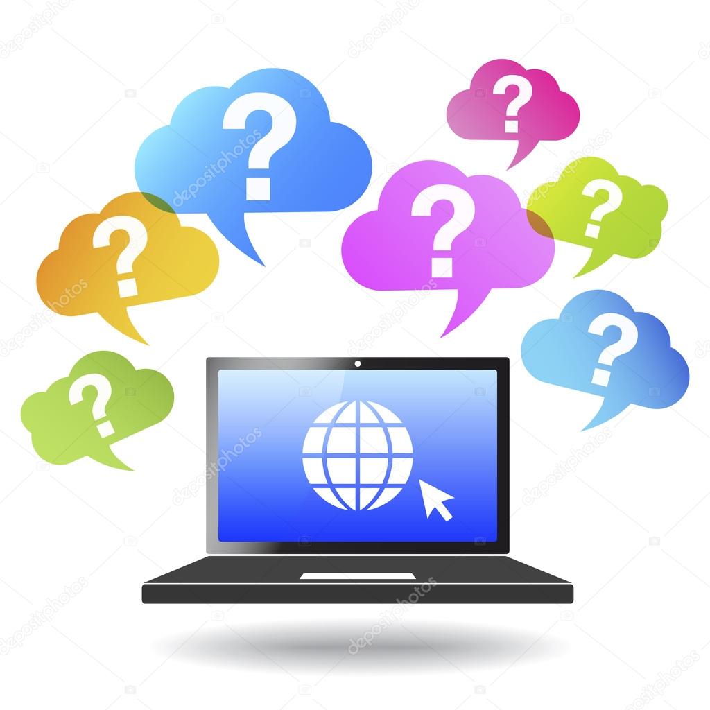 Question Mark Web And Internet Concept