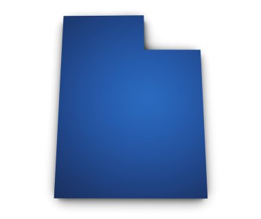 utah 3d şekil Haritası