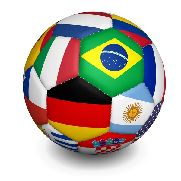 Fotbalový Světový pohár fotbalový míč — Stock fotografie