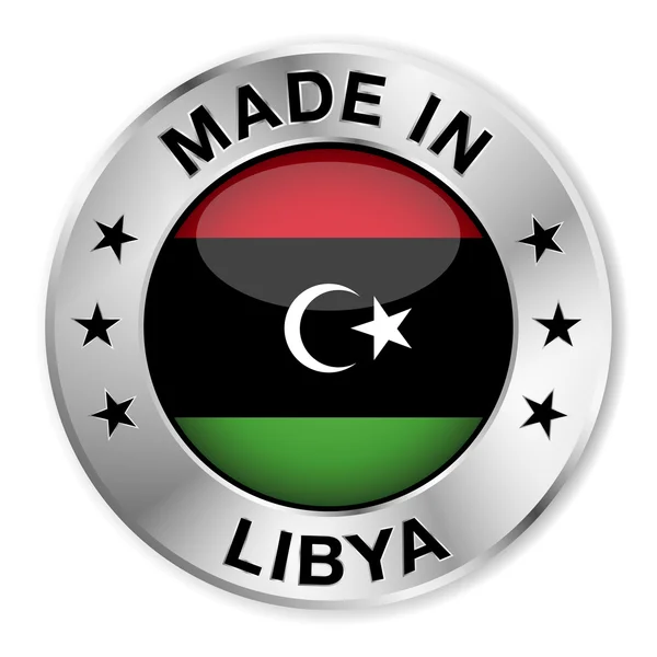 リビアで作られました。 — ストックベクタ