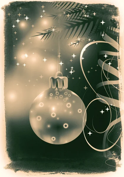 Papel de parede de Natal. Retro — Fotografia de Stock