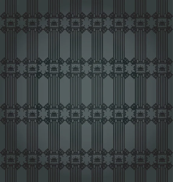 Fondo retro: fondo de pantalla, patrón, sin costuras, vector, textura de fondo vintage — Vector de stock