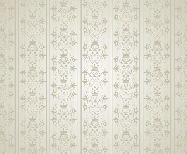 Fundo retro: papel de parede, padrão, sem costura, vetor, textura de fundo vintage — Vetor de Stock