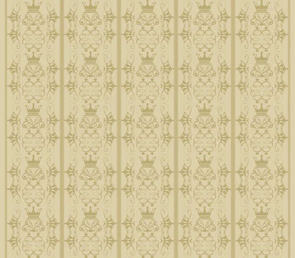 Fundo retro: papel de parede, padrão, sem costura, vetor, textura de fundo vintage — Vetor de Stock