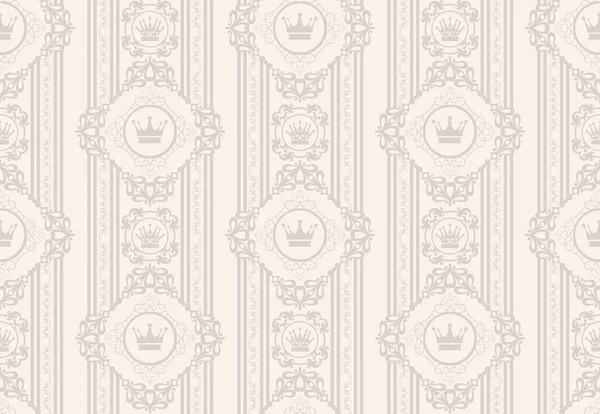 Background retro: wallpaper, pattern, seamless, vector, vintage background texture — ストックベクタ