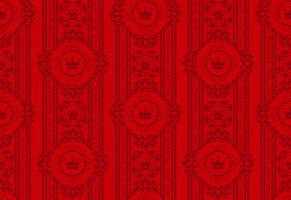 Fondo retro: fondo de pantalla, patrón, sin costuras, vector, textura de fondo vintage — Vector de stock