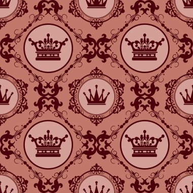 arka plan retro: duvar kağıdı, model, sorunsuz, vektör.